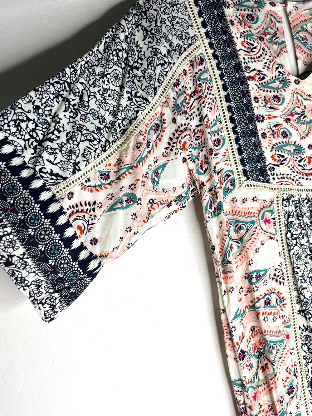 Sundance Dress Everyday Dream Paisley Printed Boho XS-S Floral Flowy Summer